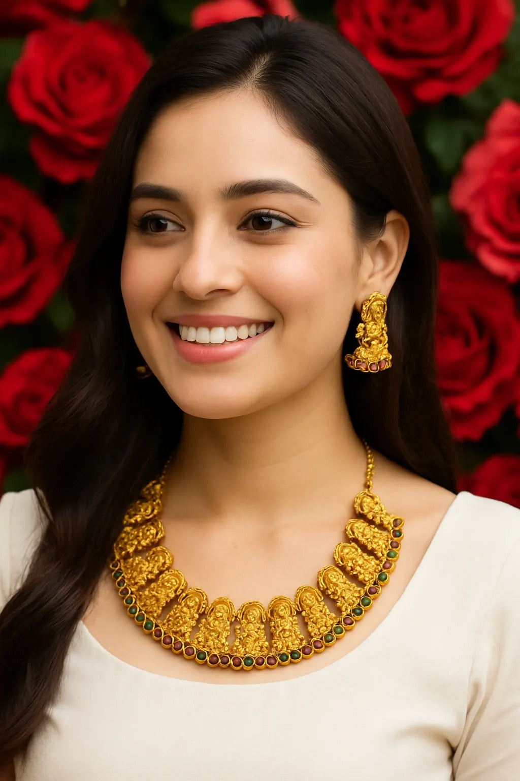 Gold plated necklace
