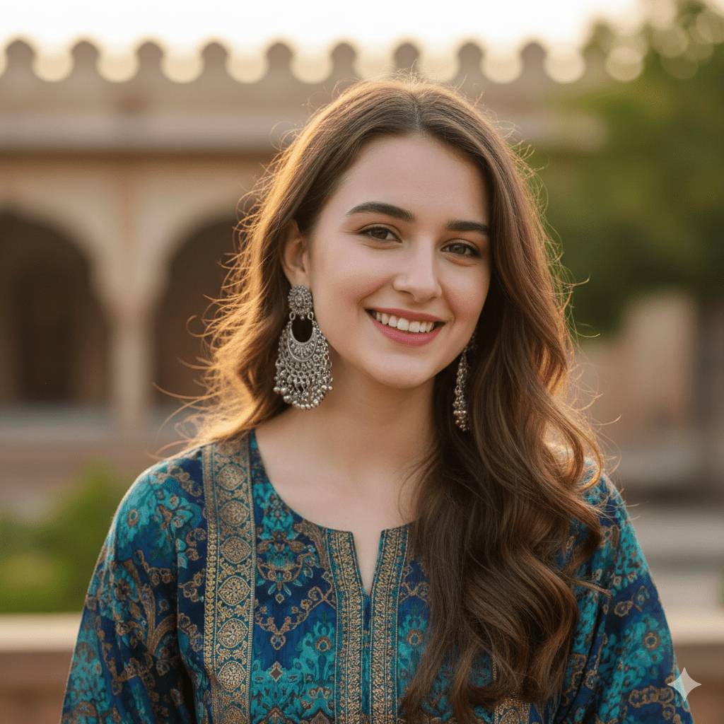 Oxidised Earrings - Nishkarsh the royal radiance