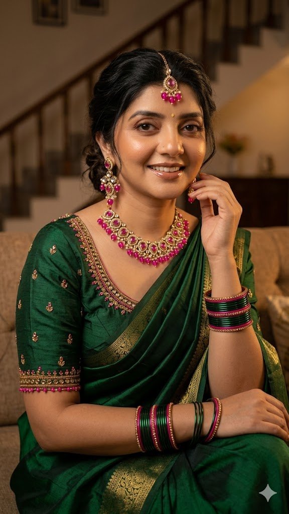 Kundan Pink Jewellery set - Nishkarsh the royal radiance