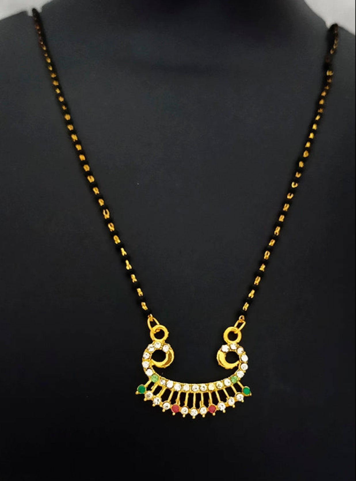 Gold Plated Stylish Mangalsutra - Nishkarsh the royal radiance