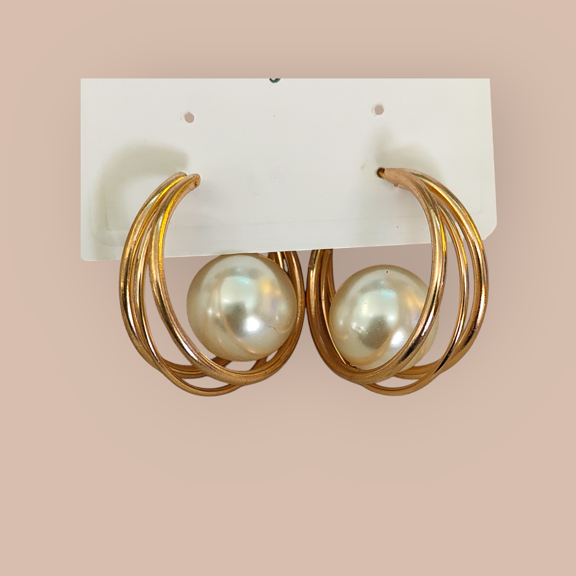 Hot selling trendy stainless steel C-shaped stud earrings - Nishkarsh the royal radiance