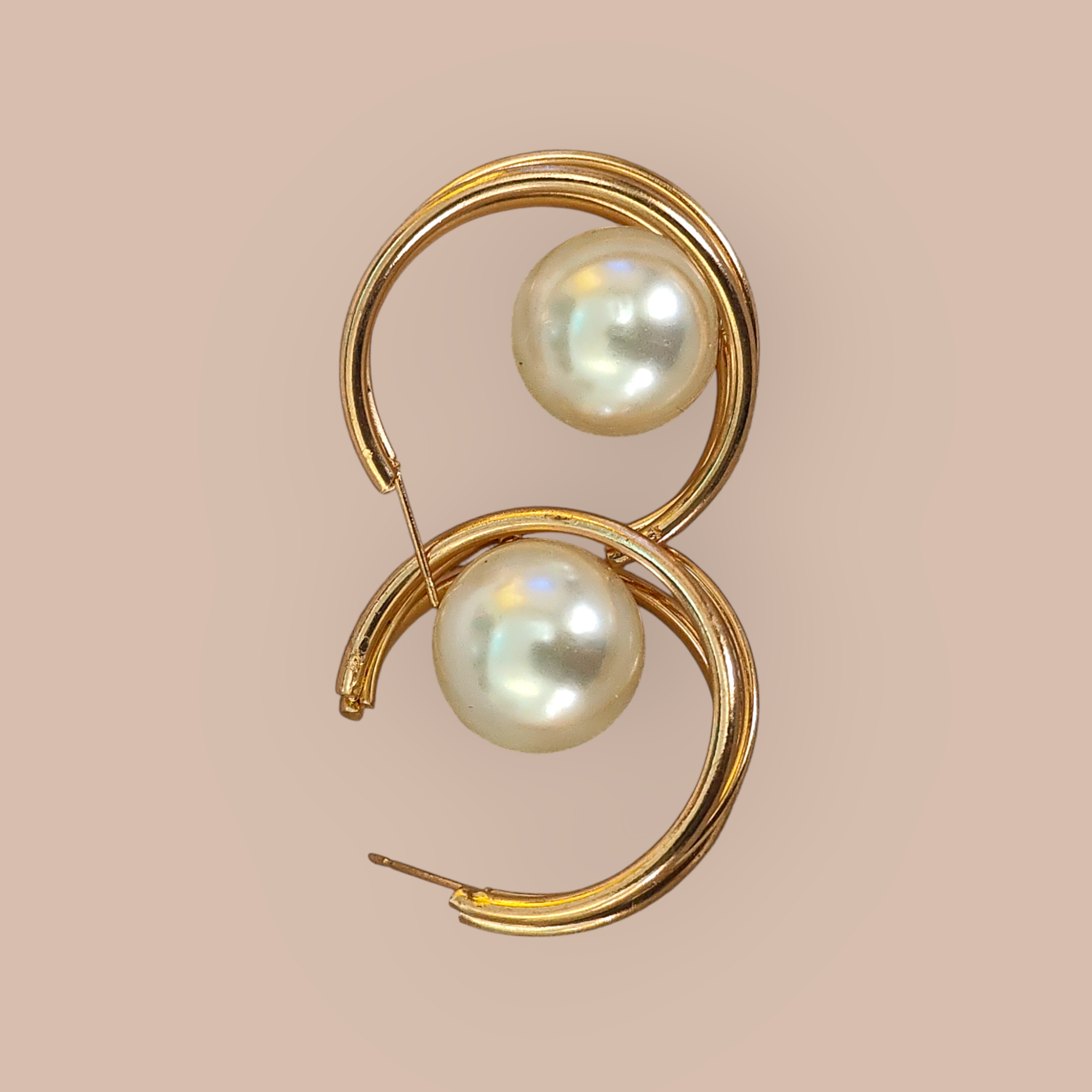 Hot selling trendy stainless steel C-shaped stud earrings - Nishkarsh the royal radiance