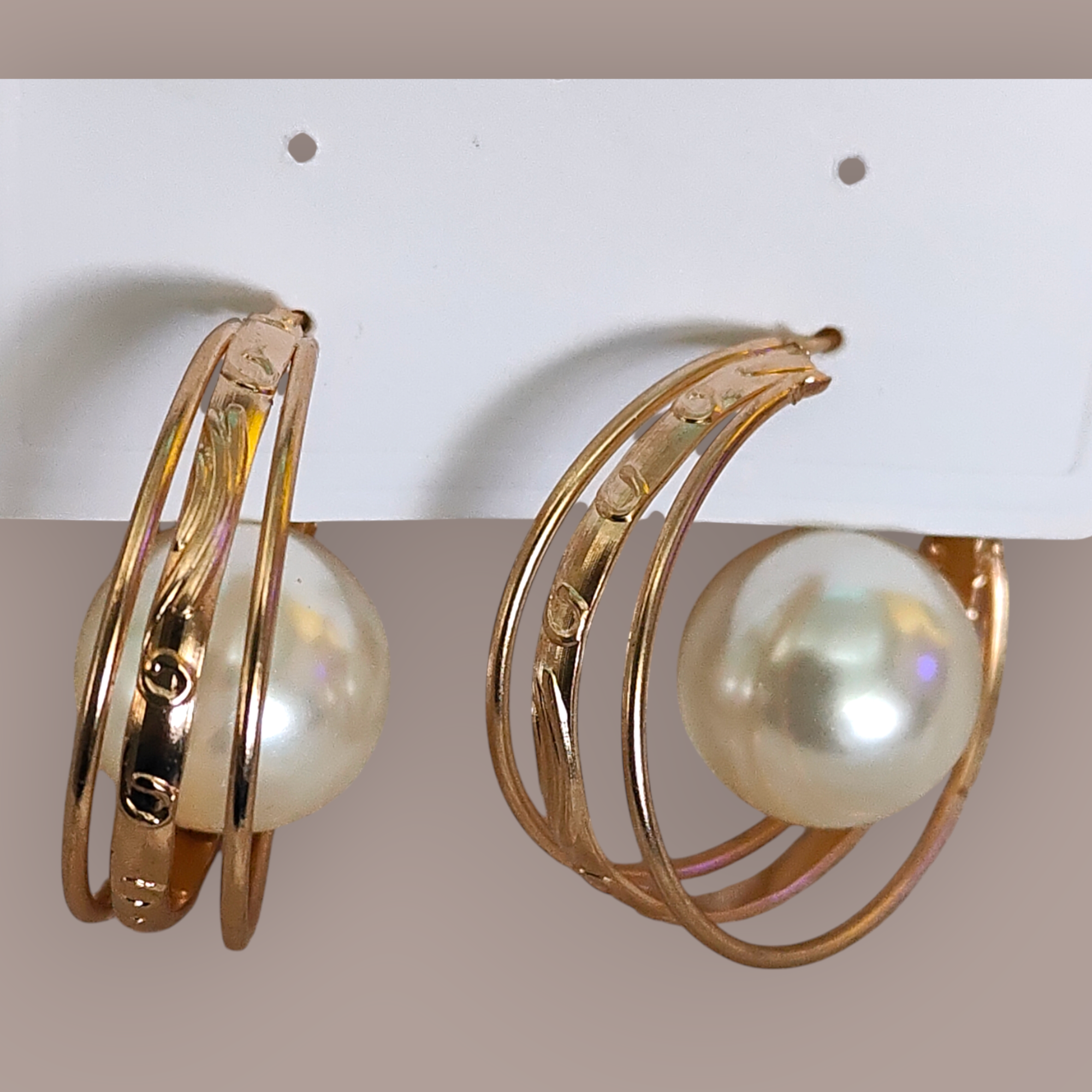 Hot selling trendy stainless steel C-shaped stud earrings - Nishkarsh the royal radiance