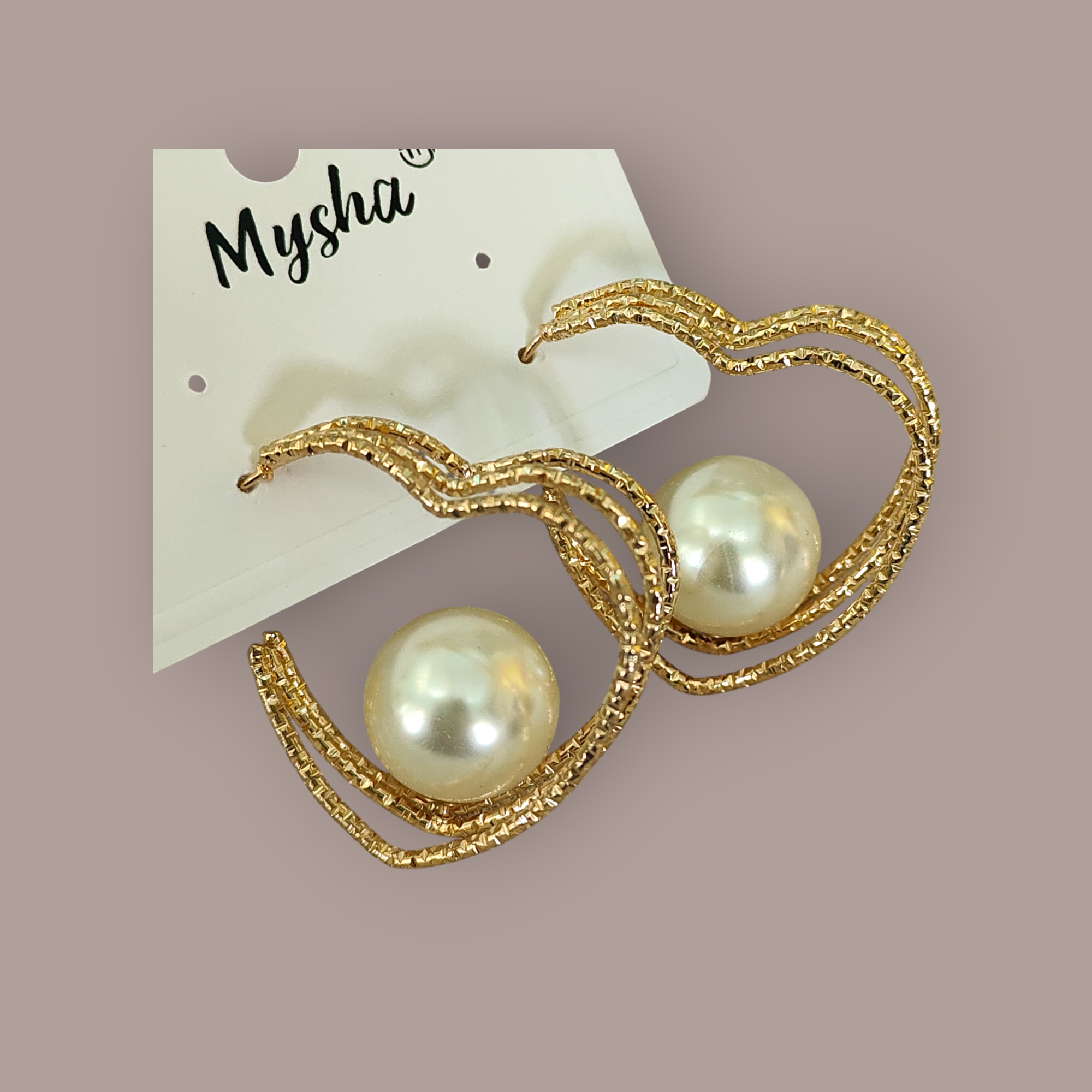 Hot selling trendy stainless steel heart shaped stud earrings - Nishkarsh the royal radiance